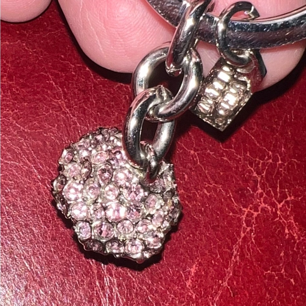 Coach Cupcake stone studded Charm Keychain